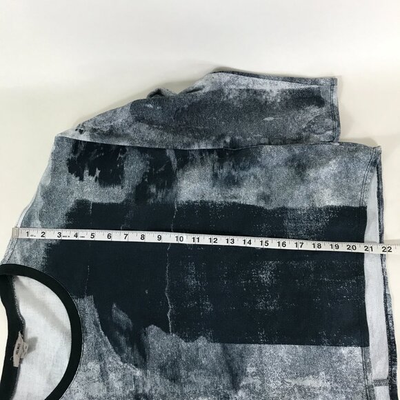 Helmut Lang Graphic Print Cropped Sweatshirt Women's Medium 100% Cotton Boxy - Picture 8 of 11